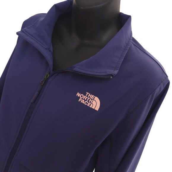 The North Face Windwall Womens Sz Large Blue Soft Shell Jacket NF00C AF4 - Picture 3 of 10